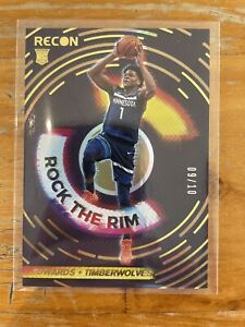 2020-21 Panini Recon Anthony Edwards RC Rookie Gold /10 SSP
