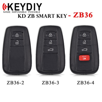 KEYDIY Universal KD Smart Key Remote ZB36-2 ZB36-3 ZB36-4 for KD-X2 KD-MAX