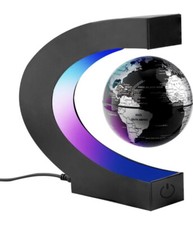 Luna LED a Levitazione Magnetica, Mappamondo Magnetico con Luce LED Decorazione