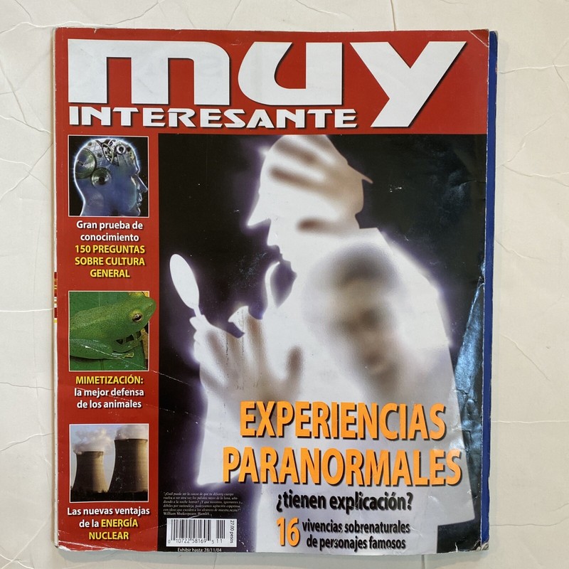 MUY INTERESANTE MAGAZINE Noviembre 2004 Experiencias Paranormales