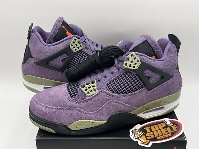 New Air Jordan 4 Canyon Purple 2022 Size 10/8.5 Rare Retro