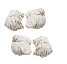 Benda a mano corda avvolta antica boxe per danza esercizio Muay Thai, bianco