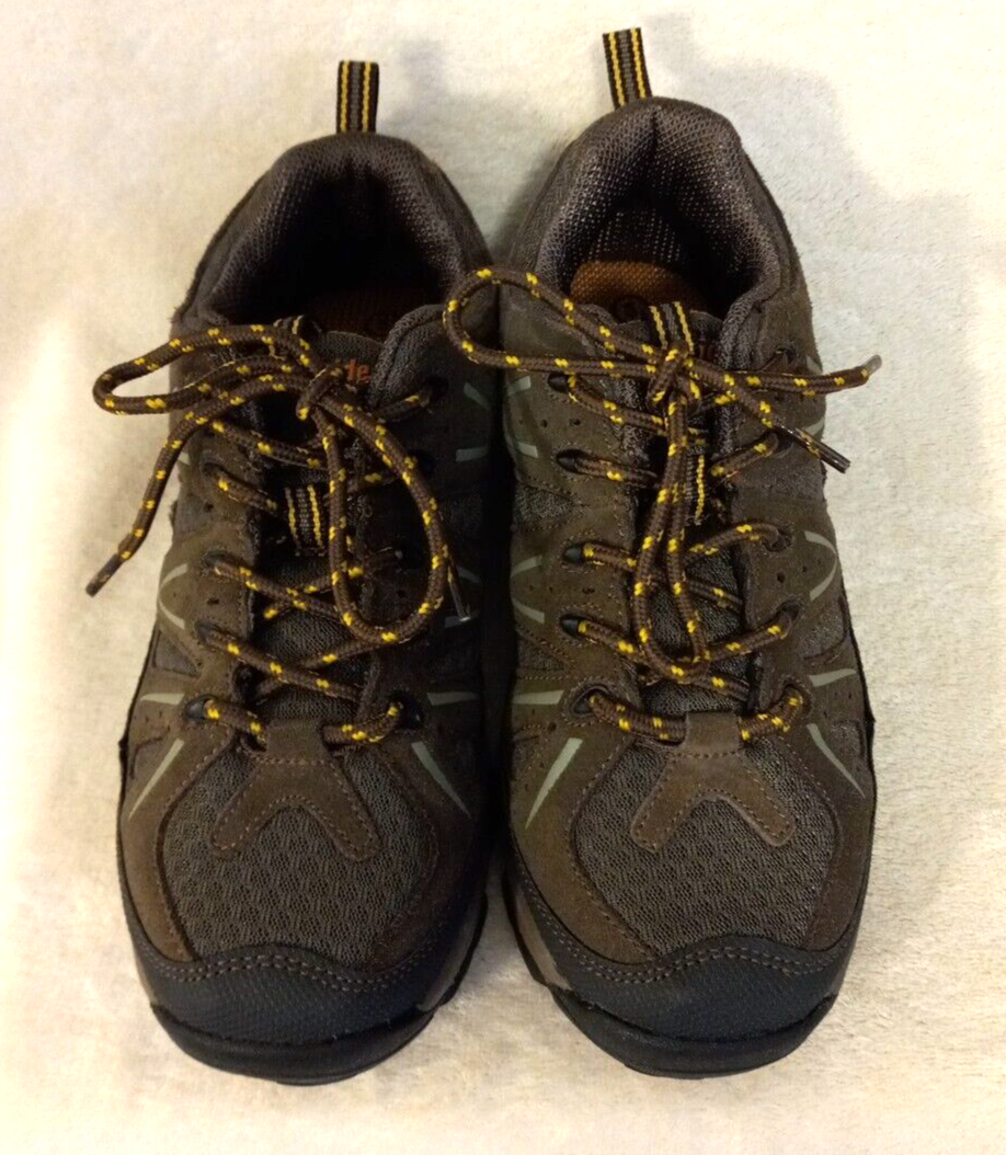 SAOLA Scarpe ragazzo Northside scamosciate marroni basse escursionismo campeggio caccia outdoor tg 5 NUOVE