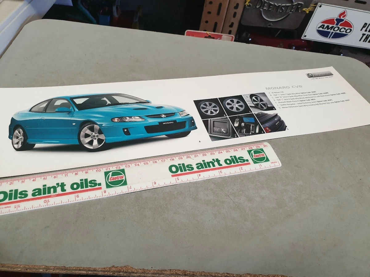 HOLDEN VZ MONARO CV8 Holden by Design Accessories Sales Leaflet