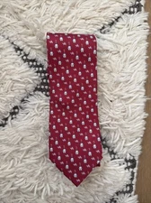 Men’s Ferragamo Gancini Tie Red Puppy