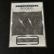 2024-25 UD Artifacts #XV Roman Numeral XV Rookie Auto Redemption UNSCRATCHED