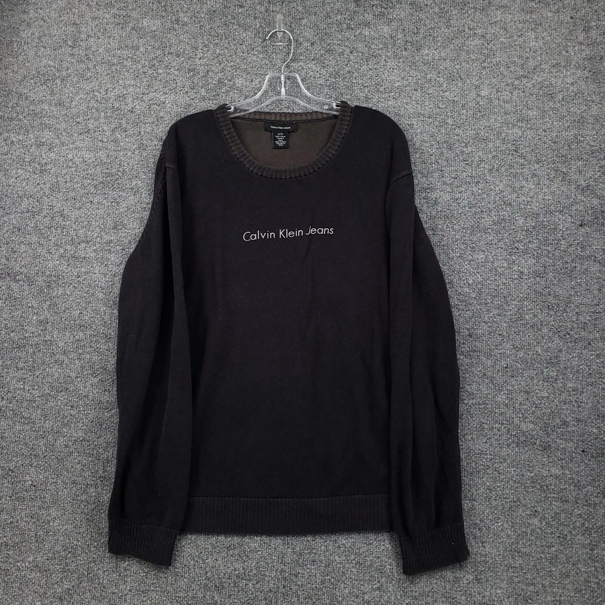 Calvin klein black sweater 2025