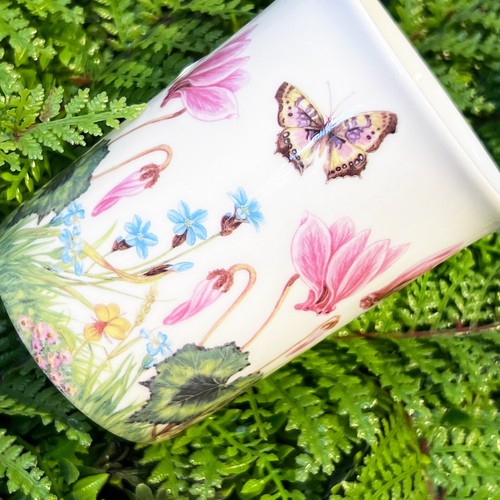 4 New Stechcol Gracie Bone China Spring Garden Floral Butterfly Insets Tea Mugs - Picture 5 of 10