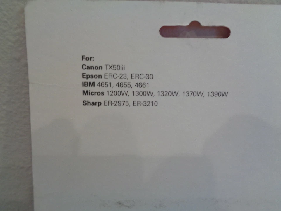 Nueva cinta POS negra roja Epson ERC23 de Porelon #11302 caja registradora  Foto 4 de 4