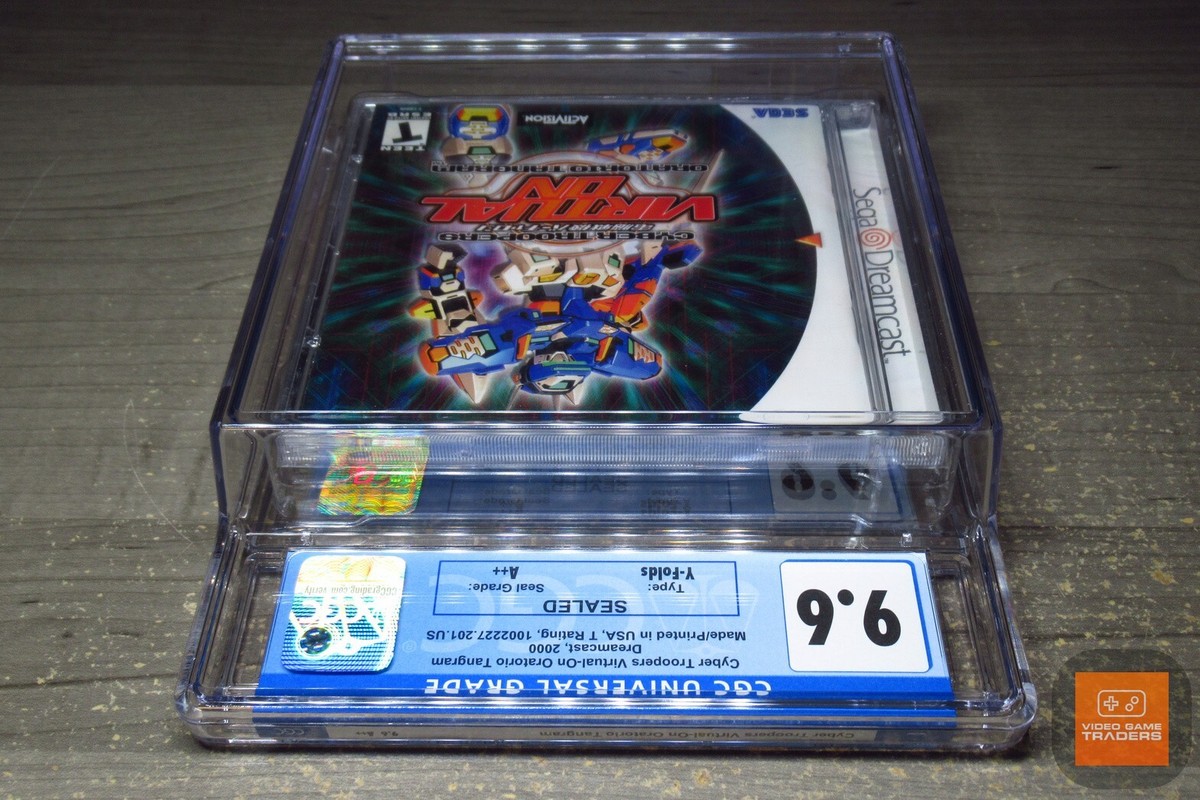 CGC 9.6 A++ - Cyber Troopers Virtual On Sega Dreamcast 2000 NEW