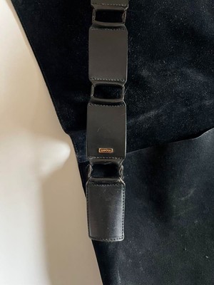 GUCCI SS1997 Leather Shoulder Bag Black | eBay 