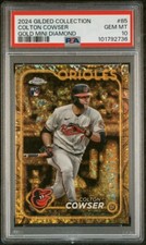 2024 Gilded Collection - Gold Mini-Diamond #85 Colton Cowser /50. PSA 10. Pop 5!