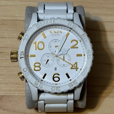 【美品】NIXON クロノグラフ SIMPLIFY 51-30 メンズ 腕時計 Nixon The 51-30 Chronograph 