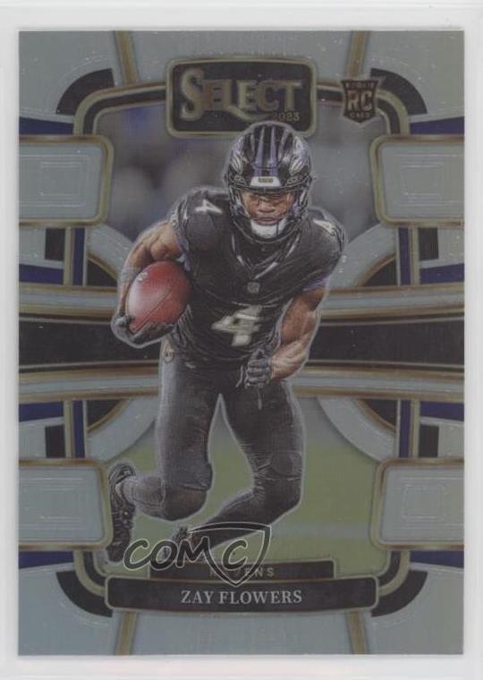 2023 Panini Select Concourse Silver Prizm Zay Flowers #8 1bi0