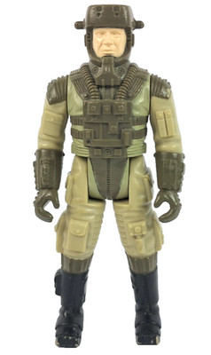 MB Robotix R1050 Tyrannix Pilot MB Milton Bradley 1985 Vintage Figur