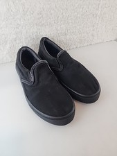 Laforst Dale 3337-01 Womens Work Slip Resistant Flat Slip On Shoes Black 5.5