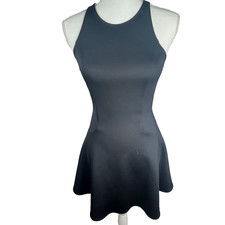 Abercrombie & Fitch Black Dress Sleeveless Fit Flare Little Black Dress Party S