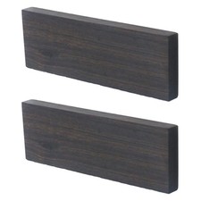 Black Ebony Wood Plates - 2 Pieces Lumber for DIY Instruments