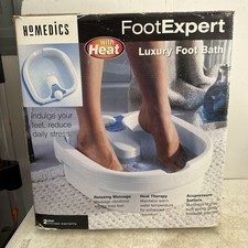 Homedics Foot Expert Foot Bath with Heat Boost Luxury