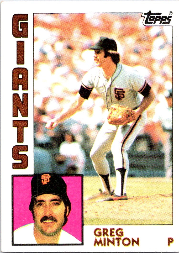 1984 Topps #205 Greg Minton - Near Mint or Better