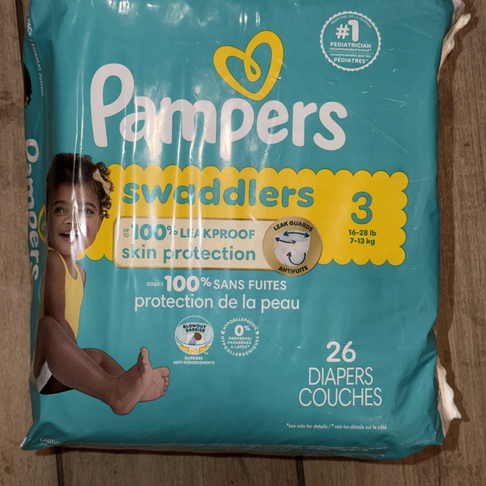 Pampers Swaddlers Diapers- Bundle Of 3 Packages Size 3
Opens in a new window or tab