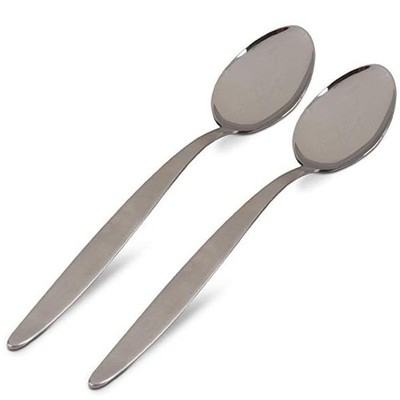 BNAZIND Chef Kunz Spoon XL Set | Pack of 2 | 12 inch 18/10 Stainless Steel | ...