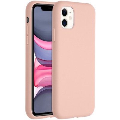 Accezz Liquid Silikoncase Apple iPhone 11 - Rosa