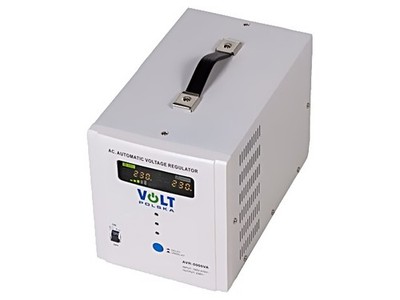 5AVR5000SE Device: automatic voltage stabiliser 5000VA Uout: 230VAC ±8% VOLT POL