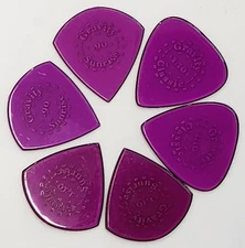 6-pack Gravity Guitar Picks, 2 Sunrise .90, 2 Classic 1.10, 2 Sunrise 1.10
