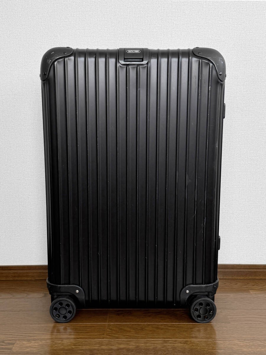Rimowa Topas Stealth 63L Black 4-wheels Carry Case Suitcase 920.63