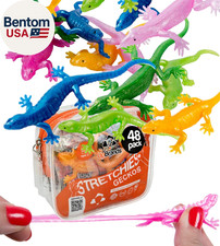 Rubber Lizards Toys Bulk Set, Preschool Valentine Gifts, Kit for Birthday Party