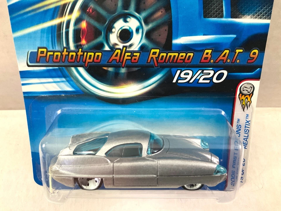 Hot Wheels PROTOTIPO ALFA ROMEO BAT 9 — 2005 первые издания No019 — серебристая - Изображение 2 из 4