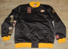 Mitchell & Ness Los Angeles Lakers 17x Champions Satin Varsity Jacket Men's XL
