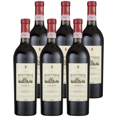 Tomaiolo Chianti Riserva trockener Rotwein Kirscharomen 750ml 6er Pack