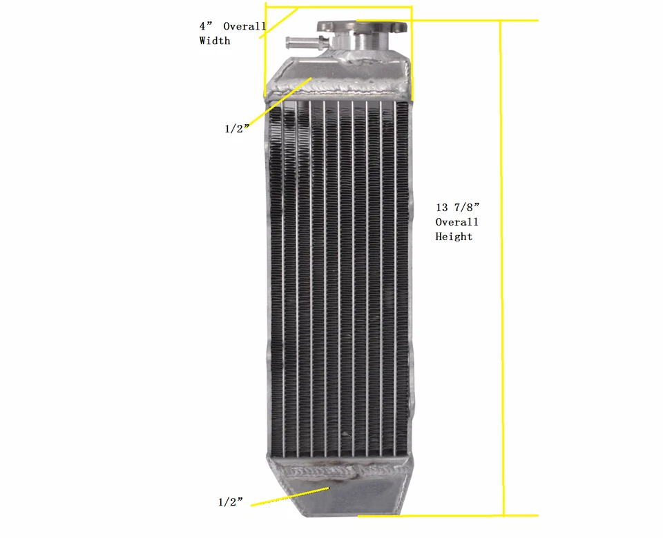 Radiator-Factory for Radiator 1997-2007 Honda CR80R CR850R CR80 CR85 Aluminum Foto 2 de 4
