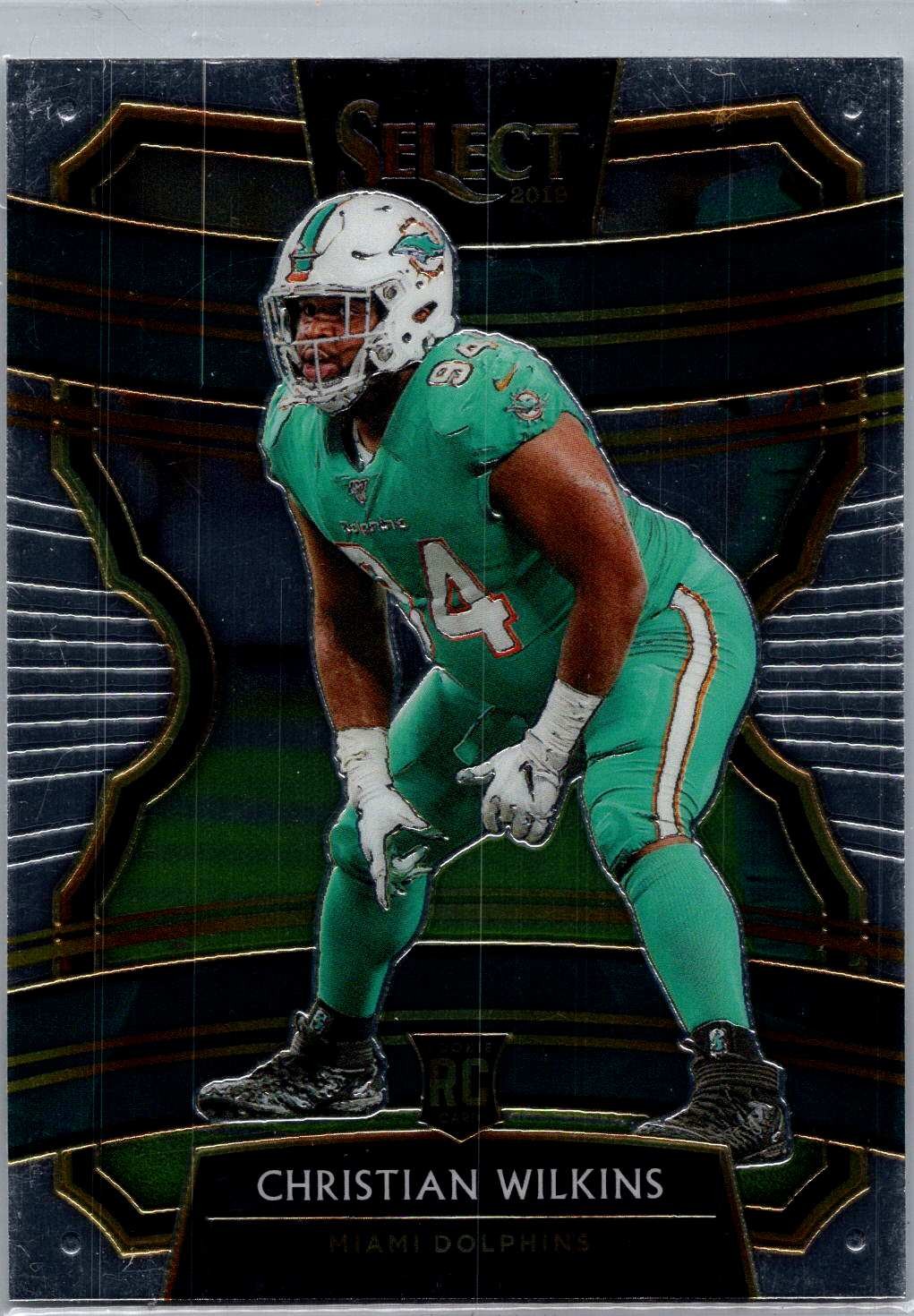 2019 Panini Select #4 Christian Wilkins