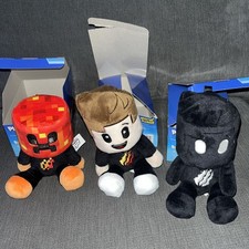 Bonkers Toy Co. PrestonPlayz Mystery Pl&uuml;schtier Serie 1 Mini Pl&uuml;sch X 3