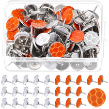 100 Reflective Tacks Trail Marking Tacks Glow Reflective Mark Trail Markers Thum