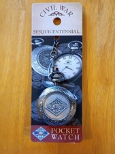 Civil War Sesquicentennial Pocket Watch and Chain Set