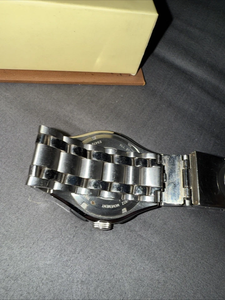 ESQ by Movado Men's Chronograph Stainless Steel Watch In Box w Booklet. Great!! - Image 4 of 4