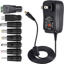 12V Power Supply Universal AC DC Adapter Charger w/Adjustable Output 5V 9V 3V