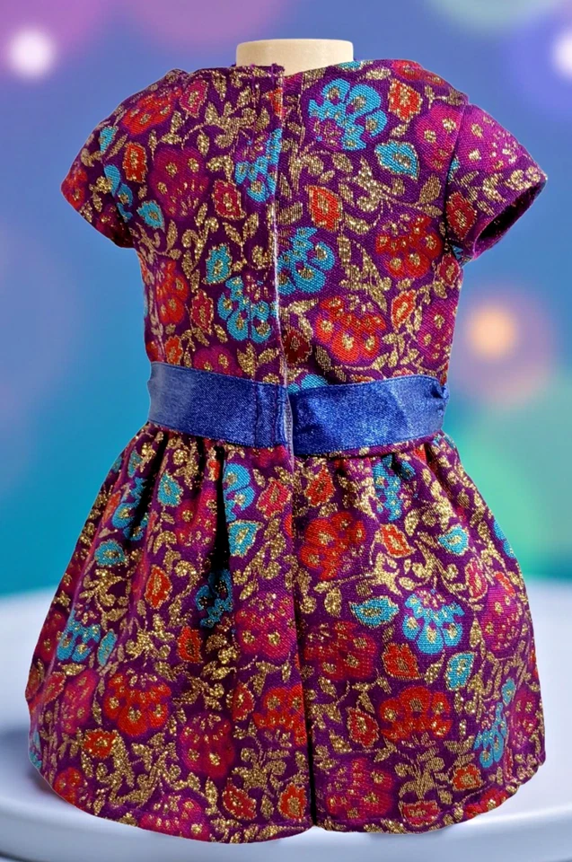 American Girl Doll Truly Me Fancy Holiday Dress Outfit 2017 Lote Completo de 4 Foto 3 de 4