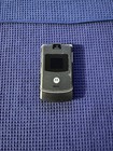 Motorola Razr V3 Black Flip Phone – For Parts or Repair – Heavy Wear