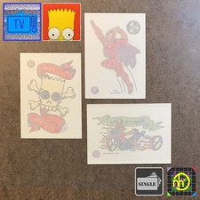 Skybox Simpsons Series 1 1993 - Tarjeta de tatuaje individual - Elige