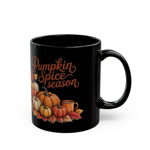 Autumn Mug, Pumpkin Spice Season, Fall Leaves, Sweater Weather, Hot Tea Cozy - Picture 4 of 6