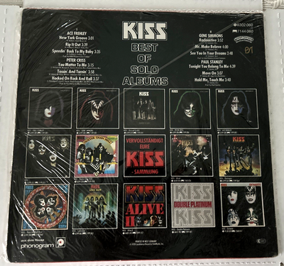 RARE *SEALED* KISS-BEST OF SOLO ALBUMS-1978 CASABLANCA 6302 060