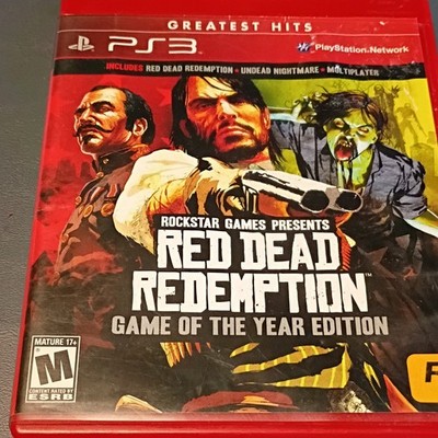 Rockstar Games Red Dead Redemption GOTY PS3 Manual, Multiplayer, M, 2011