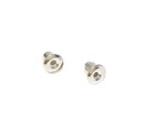 5.10mm Highly secure aluminium on silicon rubber 1 pair earring stud back — photo 3