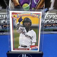 2021 Topps Archives - 1991 Topps Bazooka Shining Stars Jazz Chisholm #91BZ-14 RC