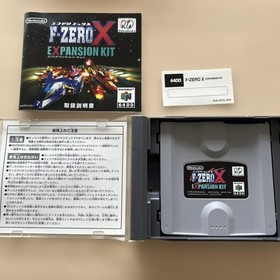 Nintendo 64DD Games Mario Kyojin F-ZERO Sim City 7 Set Used Tested Japan